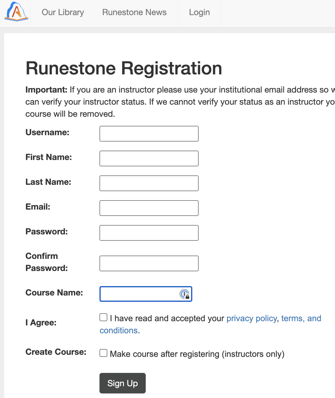 Registration